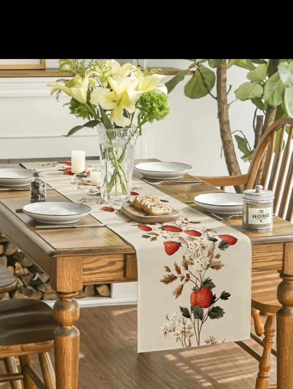 Strawberry 🍓 Decor Table Runner NEW